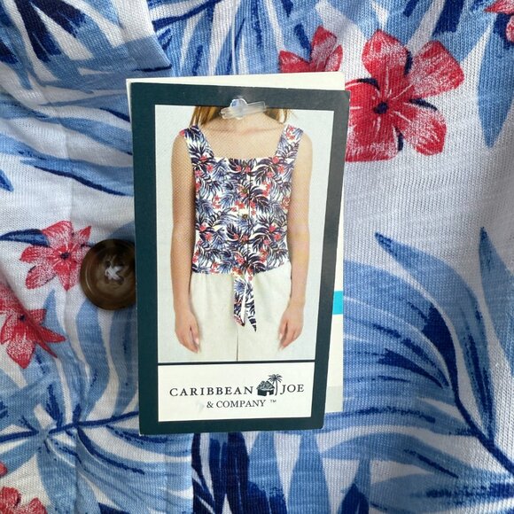 NWT Caribbean Joe Tropical Top - Picture 2 of 8